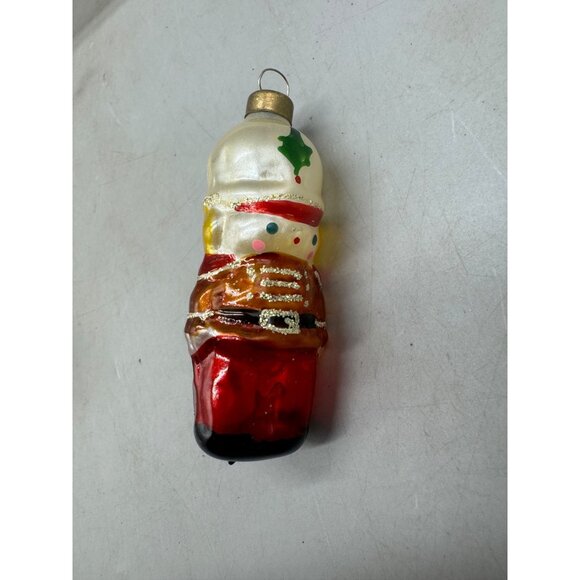 Vintage Glass Nutcracker Soldier Christmas Ornaments Set Of 4 READ - Picture 9 of 10